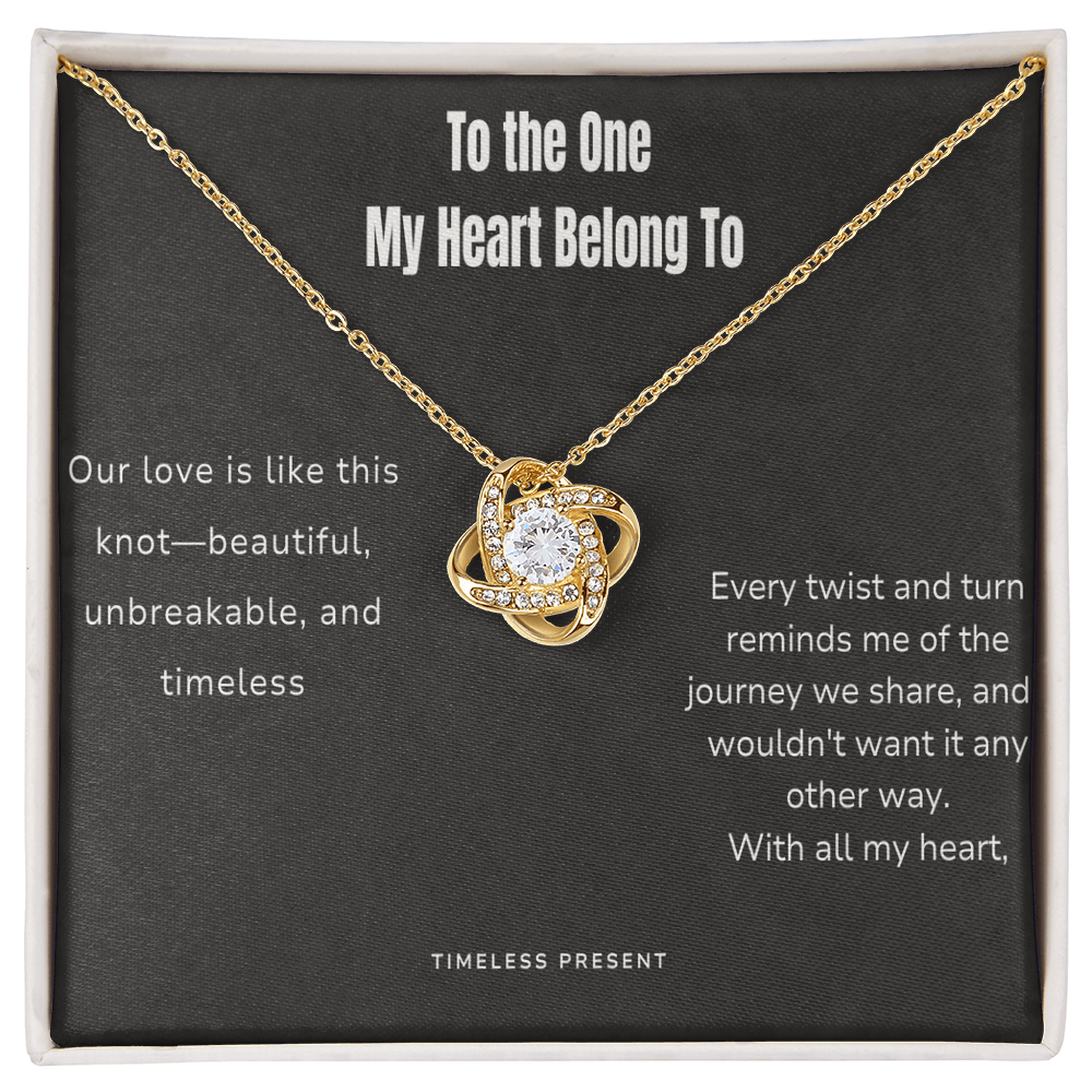 TIMELESS PRESENT Love Knot Necklace Limited (3 months)